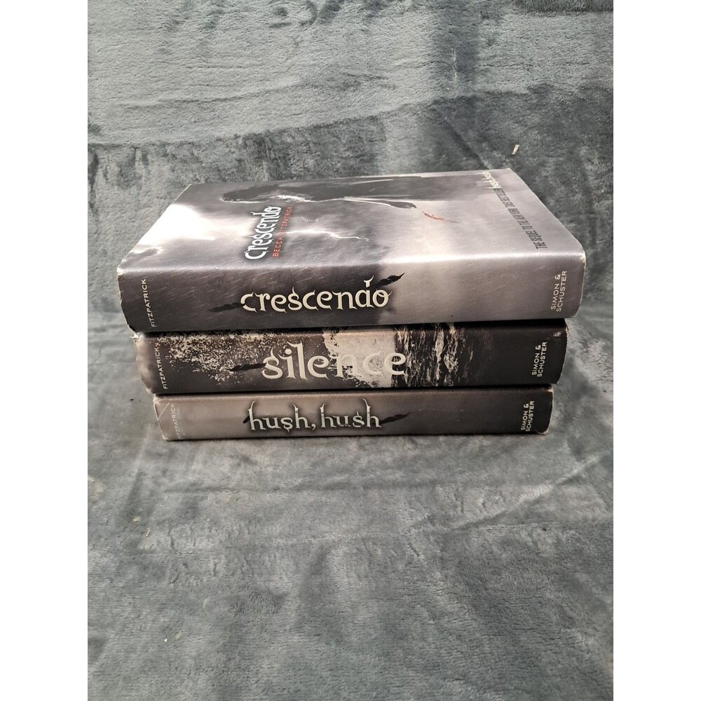 Hush, Hush Trilogy Lot – Hush, Hush / Crescendo / Silence – Becca Fitzpatrick HC - Picture 3 of 11